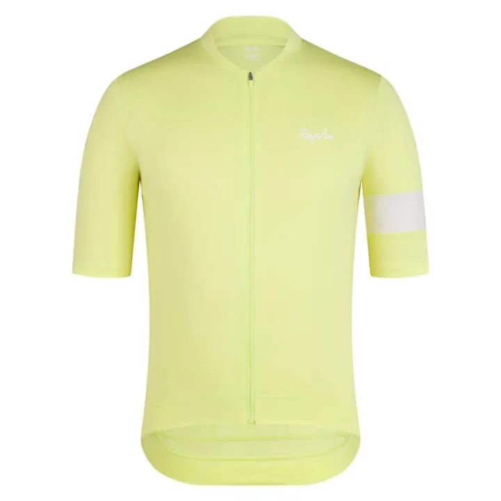 Áo Nam RAPHA Men's Core Jersey - Lime Green/White