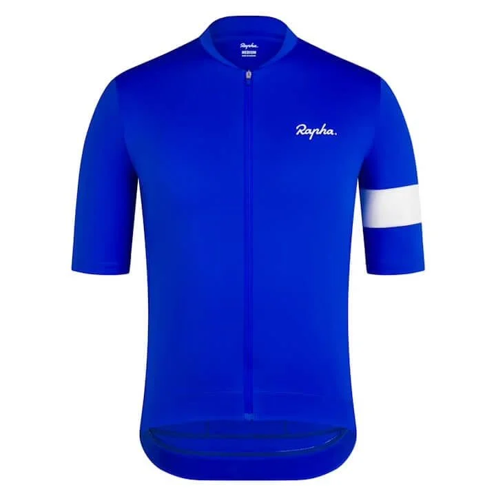 Áo Nam RAPHA Men's Core Jersey - Ultramarine/White