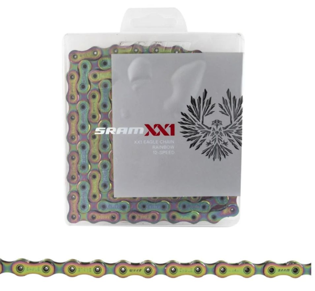 SÊN SRAM XX1 EAGLE RAINBOW - 126 MẮT - 12SPEED